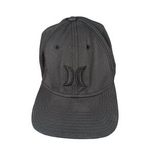 Hurley New Era Black Baseball Cap HC39THIRTY‎ Medium-Large Flexfit